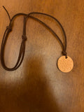Flower Terracotta Diffuser Necklace (circle-shape)